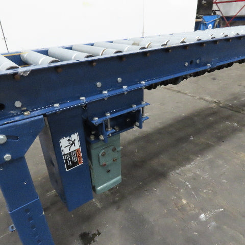 Hytrol 12-1/2" BF x 96" Powered Roller Conveyor 31.5FPM 1Hp 208-220/480V