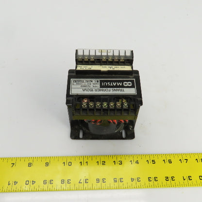 Kyoto Denkiki 723869 Matsui 150VA Transformer Pri 415-440-460-480V Sec 100-200V