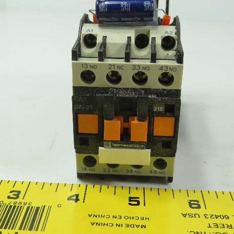 Telemecanique CA3 DN31 Control Relay Contactor 600V Max 24V Coil Lot of 5
