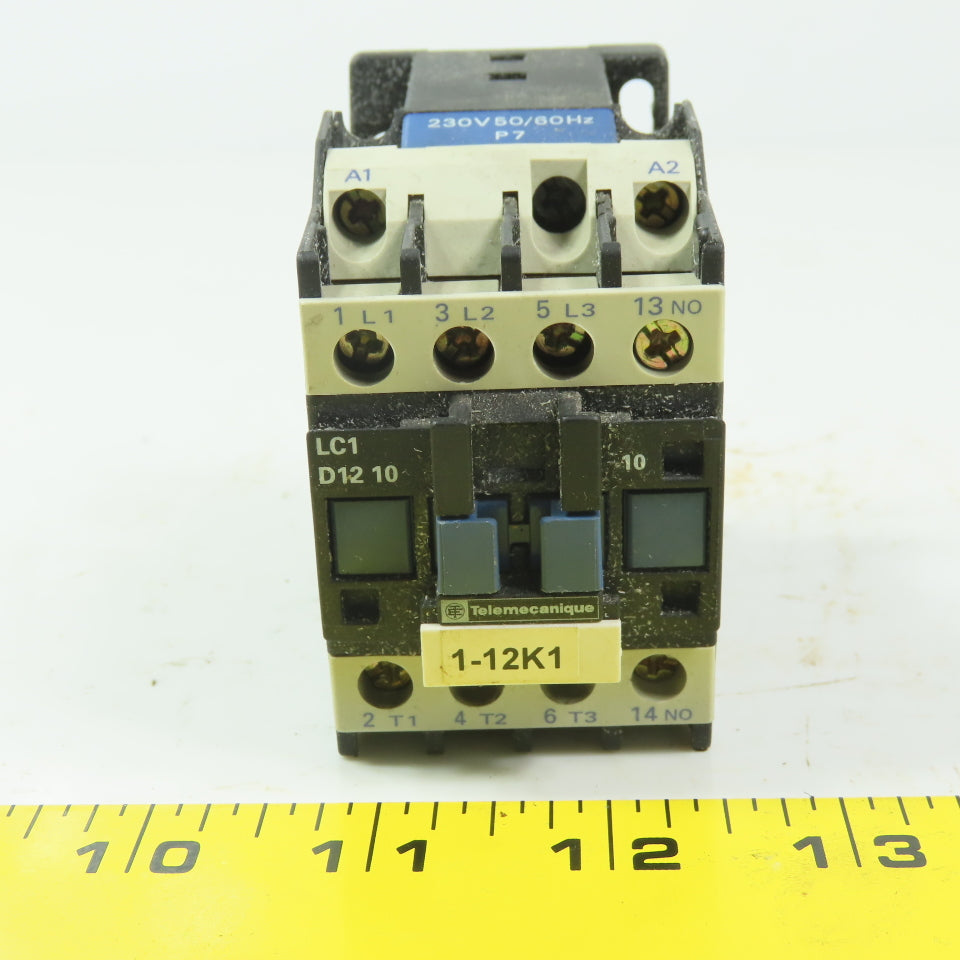 Telemecanique LC1 D12 10 Control Relay Contactor 600V  25A Max. 230V Coil