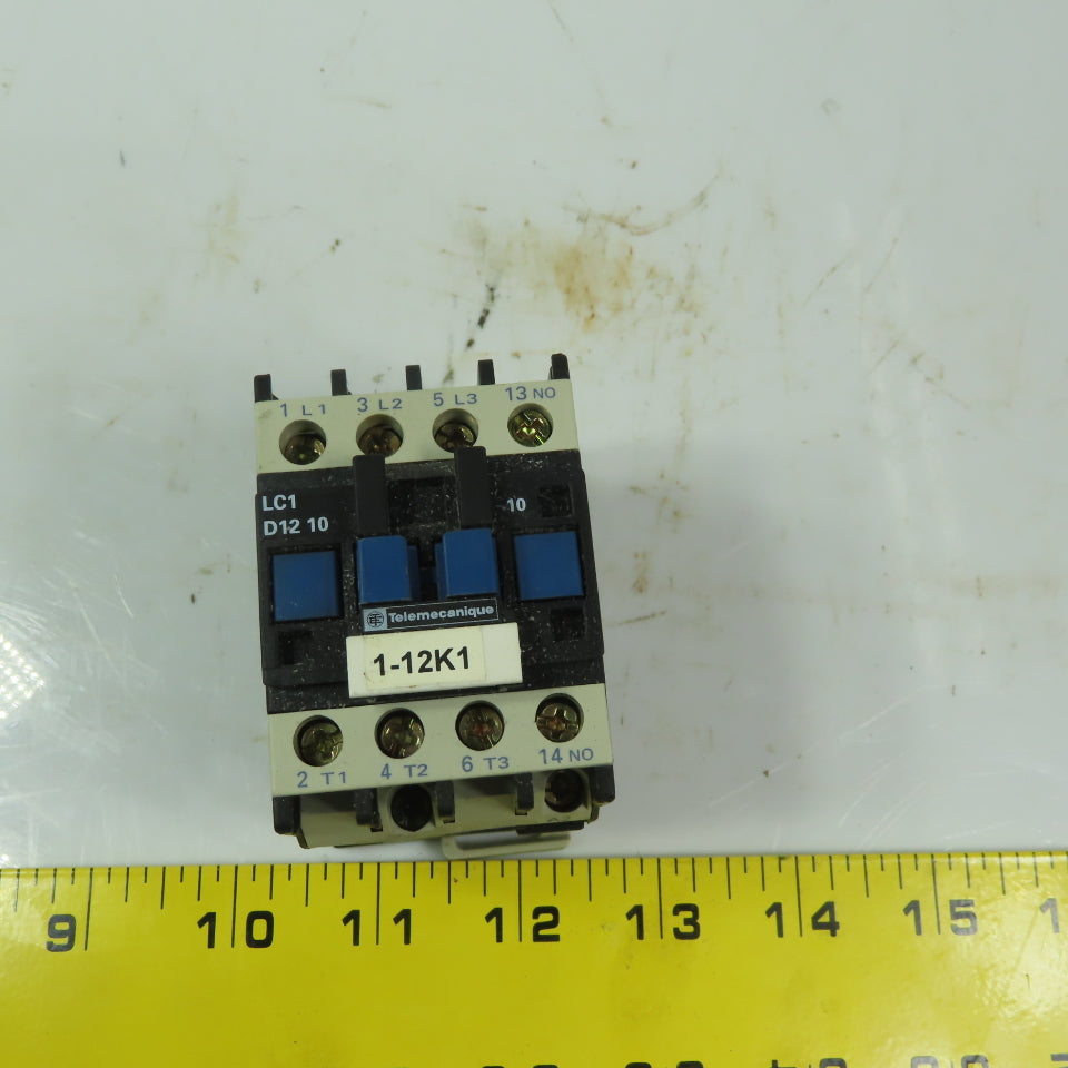 Telemecanique LC1 D12 10 Control Relay Contactor 600V  25A Max. 230V Coil