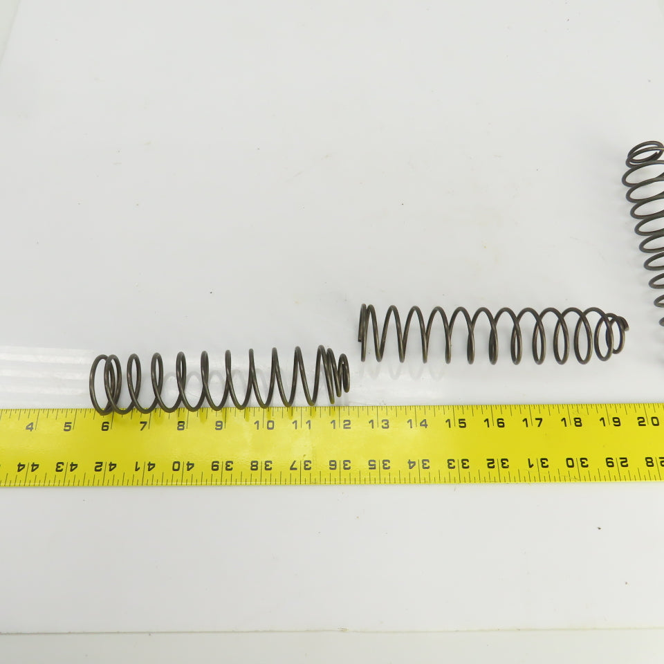Steel Compression Springs 279/177mm L x 30/35mm ID 3mm Wire Mixed Lot of 9