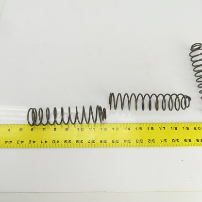 Steel Compression Springs 279/177mm L x 30/35mm ID 3mm Wire Mixed Lot of 9