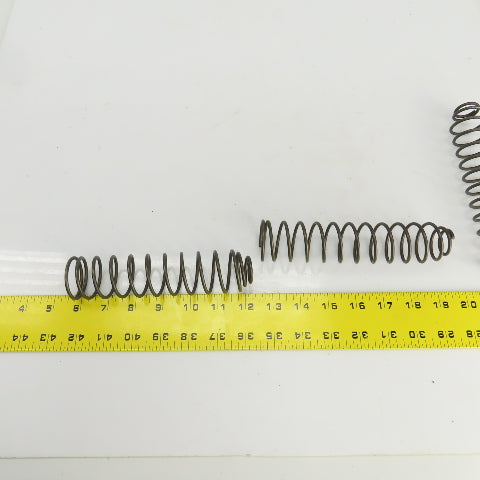 Steel Compression Springs 279/177mm L x 30/35mm ID 3mm Wire Mixed Lot of 9