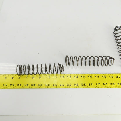 Steel Compression Springs 279/177mm L x 30/35mm ID 3mm Wire Mixed Lot of 9