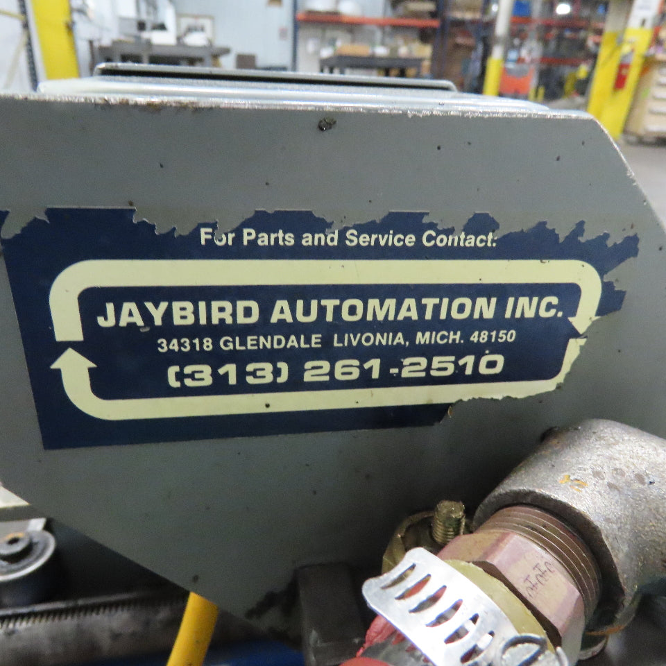 Jaybird 12" Width 12" Stroke Stock Air Feeder Straightener 110V 1Ph