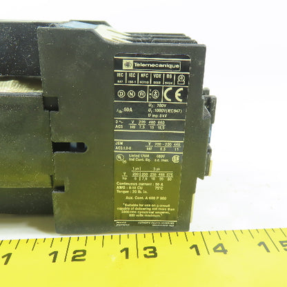 Telemecanique LP1D32 10 Control Relay Contactor 600V  50A Max. 24V Coil