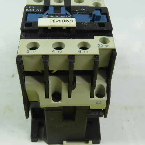 Telemecanique LP1D32 01 Contactor 600V 50A Max. 230V Coil W/LA4 DFB