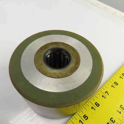 4" OD Polyurethane Roller 2-3/4" W 1" Bore Needle Roller Bearing Lot Of 2