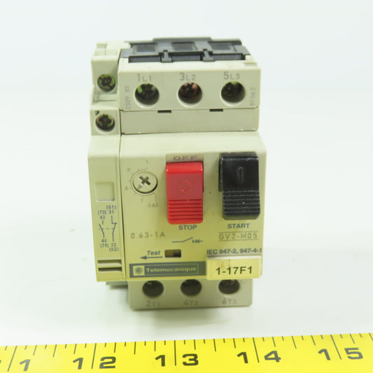 Telemecanique GV2-M05 0.63- 1A 690V Motor Circuit Breaker