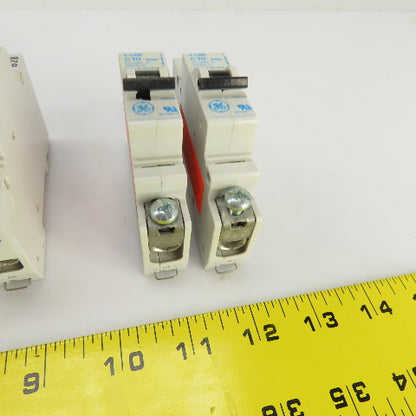 General Electric V-Line C10 Amp Circuit Breakers 277/480VAC Lot Of 9