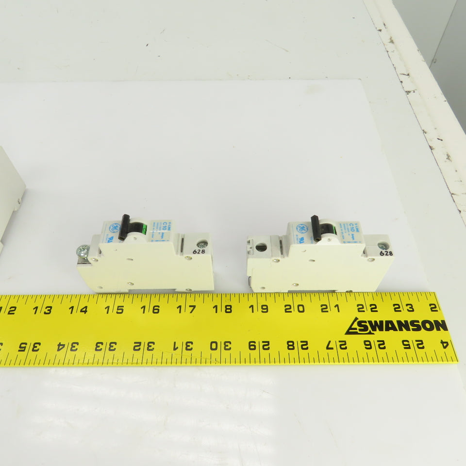 General Electric V-Line C10 Amp Circuit Breakers 277/480VAC Lot Of 9