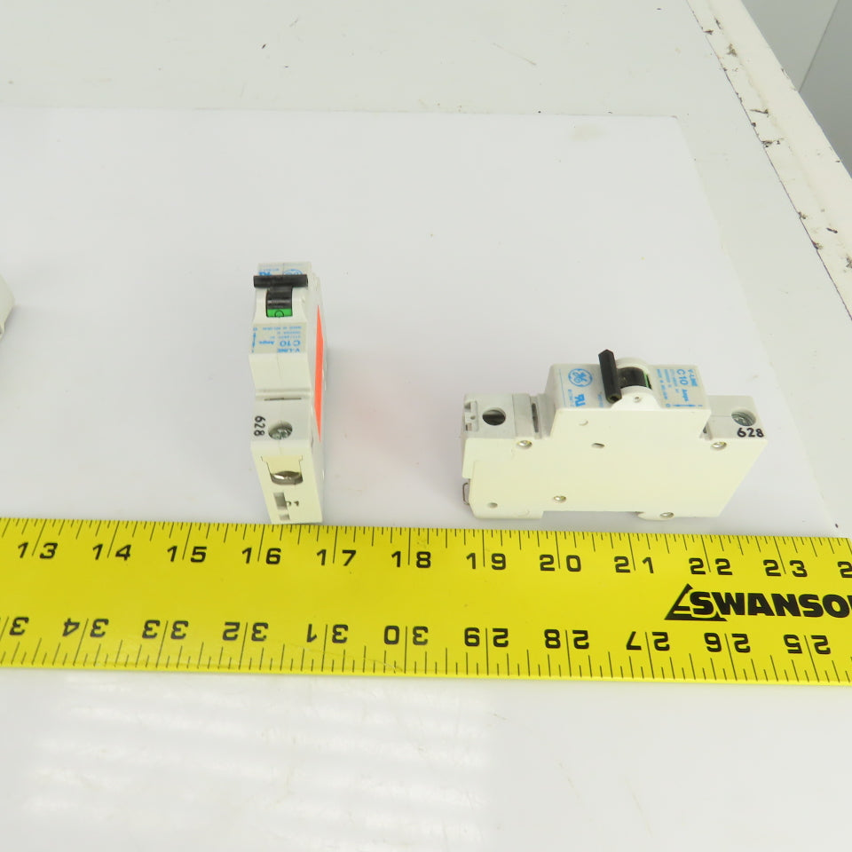General Electric V-Line C10 Amp Circuit Breakers 277/480VAC Lot Of 9
