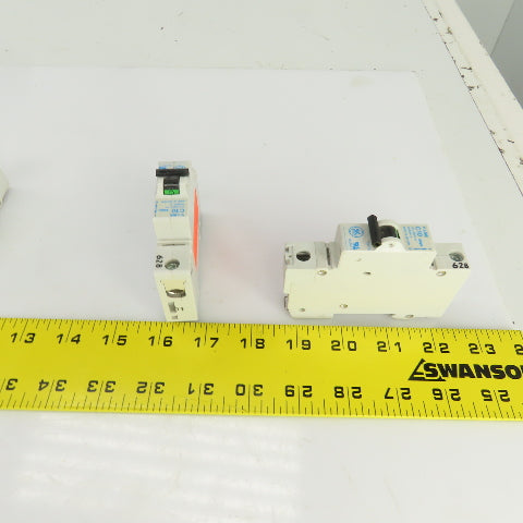 General Electric V-Line C10 Amp Circuit Breakers 277/480VAC Lot Of 9