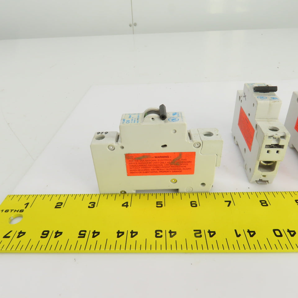 General Electric V-Line C6 Amp Circuit Breakers 277/480VAC Lot Of 5