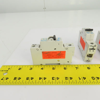 General Electric V-Line C6 Amp Circuit Breakers 277/480VAC Lot Of 5