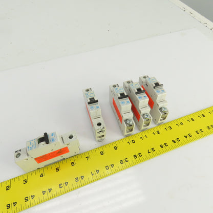 General Electric V-Line C6 Amp Circuit Breakers 277/480VAC Lot Of 5