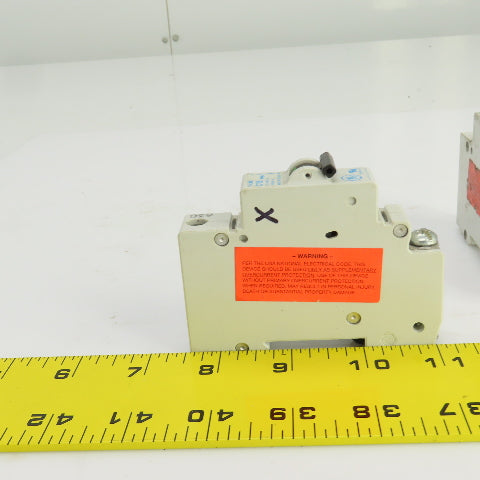 General Electric V-Line C16 Amp Circuit Breakers 277/480VAC Lot Of 2