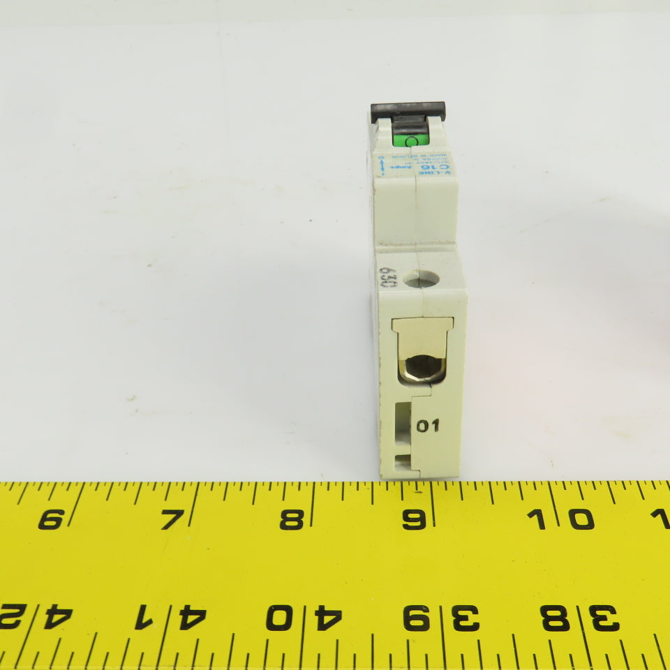 General Electric V-Line C16 Amp Circuit Breakers 277/480VAC Lot Of 2