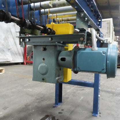 Hytrol 12-1/2" BF x 118" Long Live Roller Conveyor 26.5FPM 1Hp 3Ph