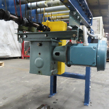 Hytrol 12-1/2" BF x 118" Long Live Roller Conveyor 26.5FPM 1Hp 3Ph