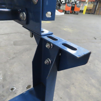 Hytrol 12-1/2" BF x 118" Long Live Roller Conveyor 26.5FPM 1Hp 3Ph