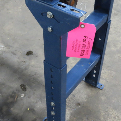 Hytrol 12-1/2" BF x 118" Long Live Roller Conveyor 26.5FPM 1Hp 3Ph