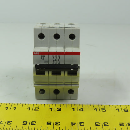 ABB S263 C6 6 Amp Miniature Circuit Breaker Din Mt 3 Pole 277/480V