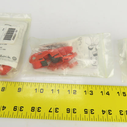 MasterLock 1TDB2 Lockout Tagout Grip Tight Circuit Breaker Lock Kit Lot Of 4