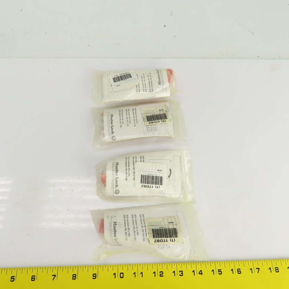 MasterLock 1TDB2 Lockout Tagout Grip Tight Circuit Breaker Lock Kit Lot Of 4