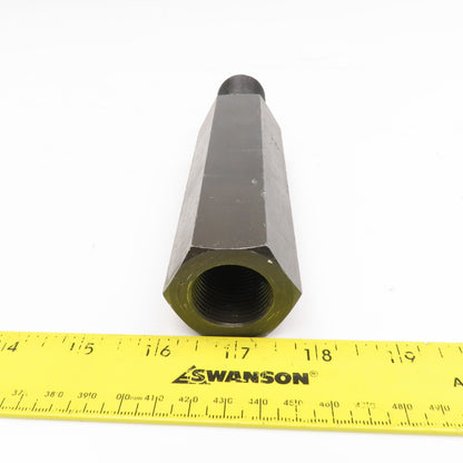 M30 x 2.0 Fine Thread Male To M25x2.0 Female Stud Thread Adaptor 180mm