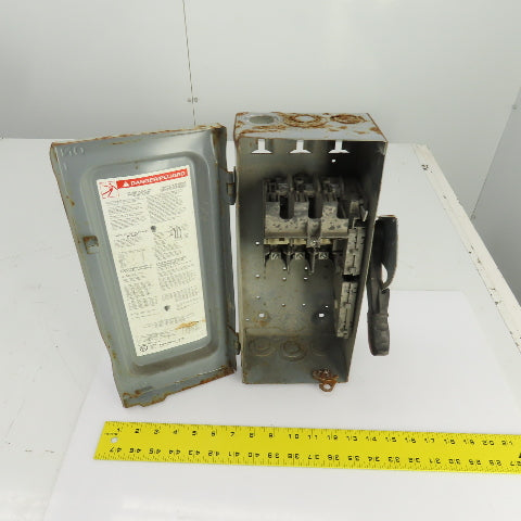 Square D HU361 30A 600VAC 600VDC Heavy Duty Safety Disconnect Switch