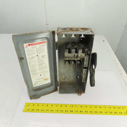 Square D HU361 30A 600VAC 600VDC Heavy Duty Safety Disconnect Switch