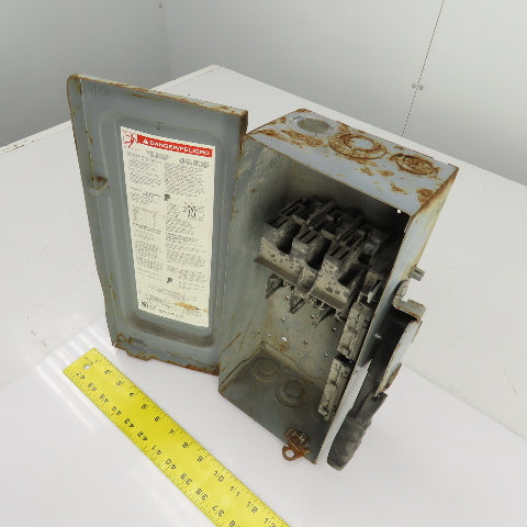 Square D HU361 30A 600VAC 600VDC Heavy Duty Safety Disconnect Switch