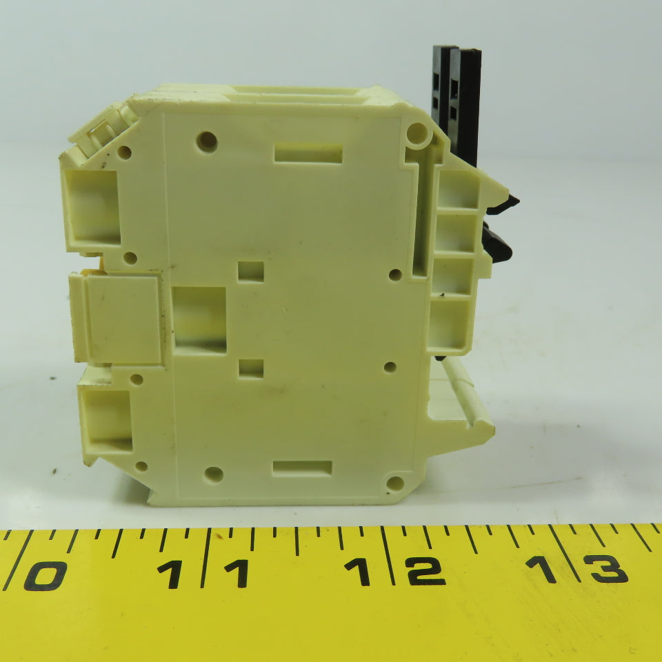 Wieland WKN-35/U Din Rale Mount Terminal Block 2 Pole 600V 110A 10 - 2 AWG