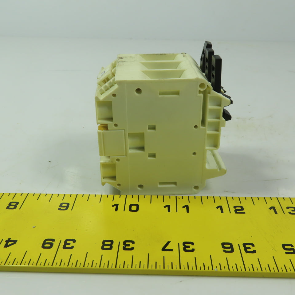 Wieland WKN-35/U Din Rale Mount 3 Pole Terminal Block 600V 110A 10 - 2 AWG