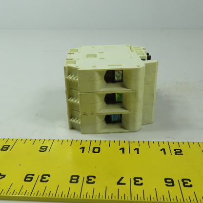 Wieland WKN-35/U Din Rale Mount 3 Pole Terminal Block 600V 110A 10 - 2 AWG