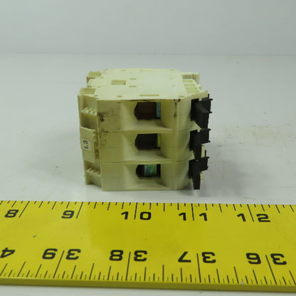 Wieland WKN-35/U Din Rale Mount 3 Pole Terminal Block 600V 110A 10 - 2 AWG