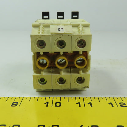 Wieland WKN-35/U Din Rale Mount 3 Pole Terminal Block 600V 110A 10 - 2 AWG