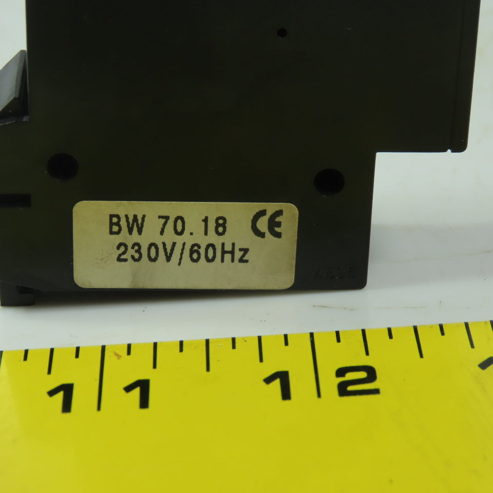 Muller BW70.18 Operational Hour Counter 230V, 60 Hz Din Rail Mount