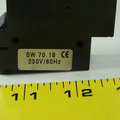 Muller BW70.18 Operational Hour Counter 230V, 60 Hz Din Rail Mount