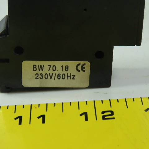 Muller BW70.18 Operational Hour Counter 230V, 60 Hz Din Rail Mount