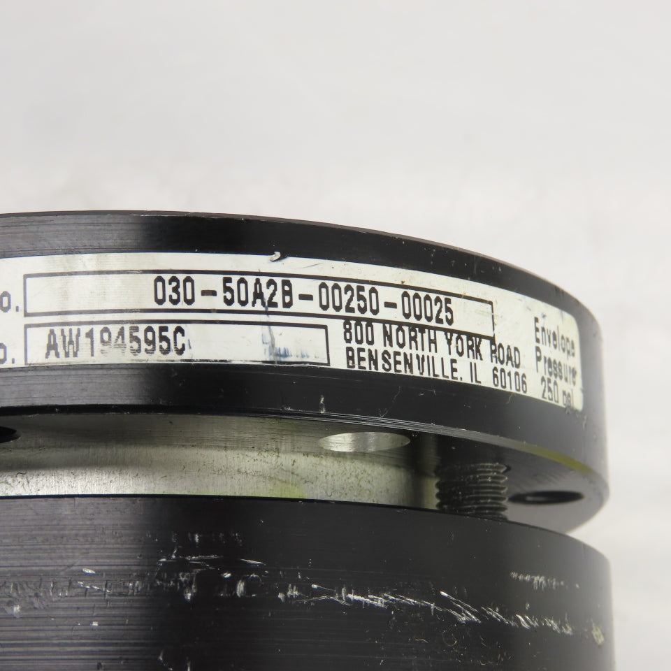 Miller Fluid Power 030-50A2B-00250-00025 Pneumatic Cylinder 250PSI