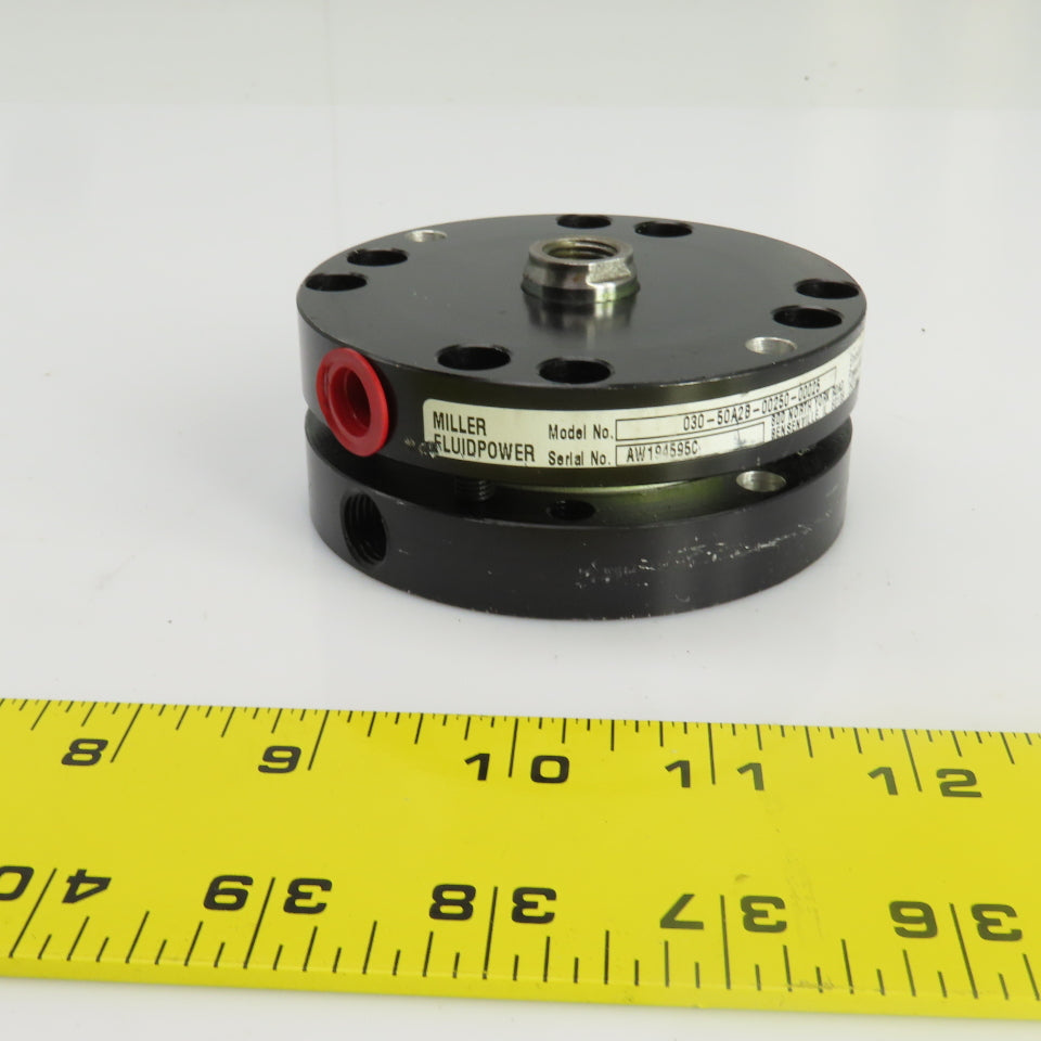 Miller Fluid Power 030-50A2B-00250-00025 Pneumatic Cylinder 250PSI