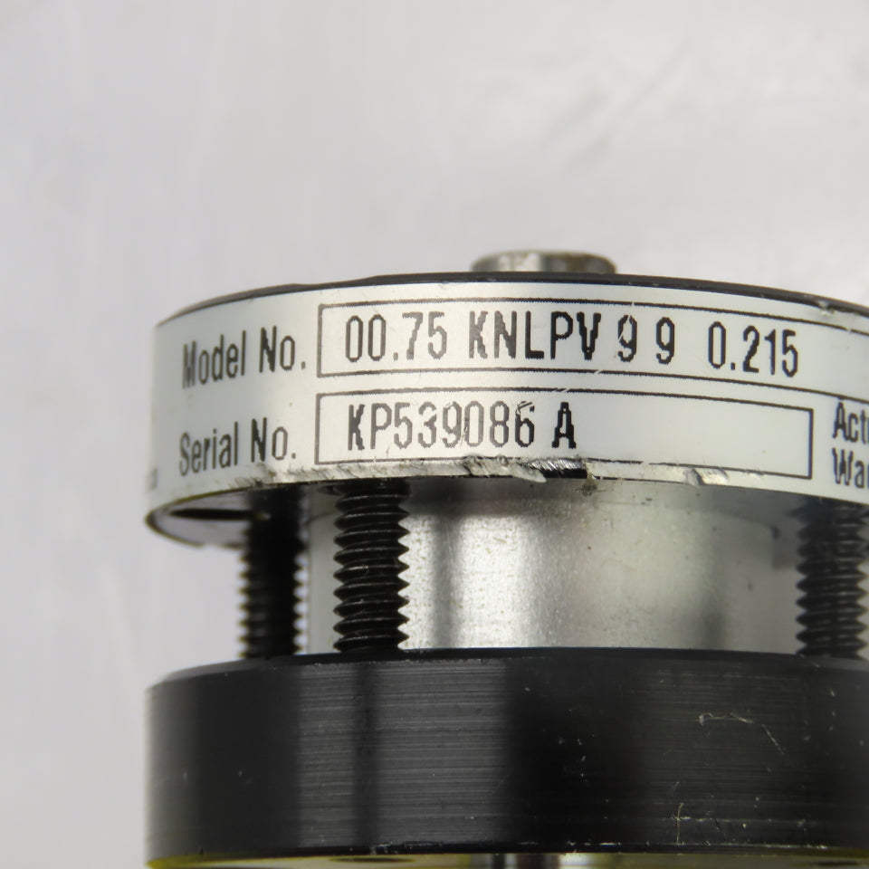 Parker 00.75 KNLPV 0.21599 Double Ended Pneumatic Cylinder 0.215" Stroke Lot/2