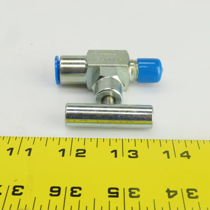 NV-CS-1/4-GS-18-M-F Carbon Steel Needle Valve 1/4" x 1/4" 6000PSI