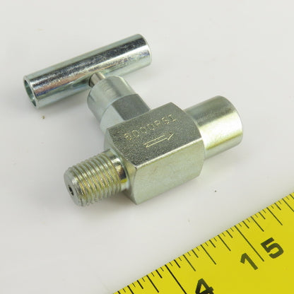 NV-CS-1/4-GS-18-M-F Carbon Steel Needle Valve 1/4" x 1/4" 6000PSI