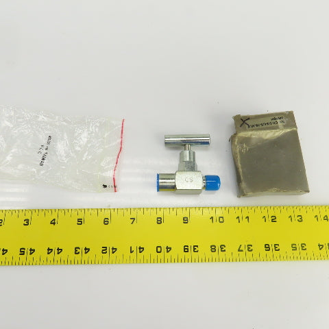 NV-CS-1/4-GS-18-M-F Carbon Steel Needle Valve 1/4" x 1/4" 6000PSI