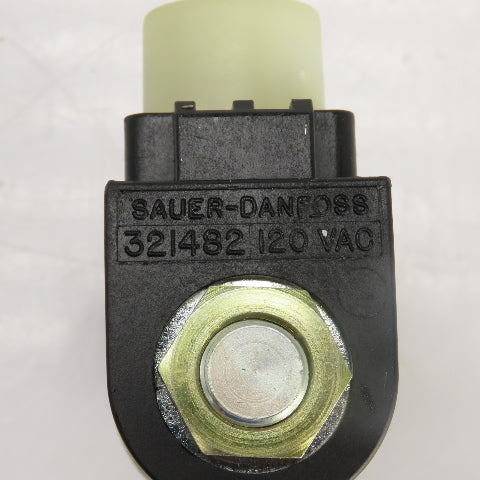 Sauer-Danfoss 321482 Solenoid Coil 120VAC 16 Watts Lot Of 2