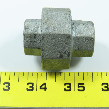 3/8" NPT Galvanized Iron Threaded Pipe Union 150# Lot of 12